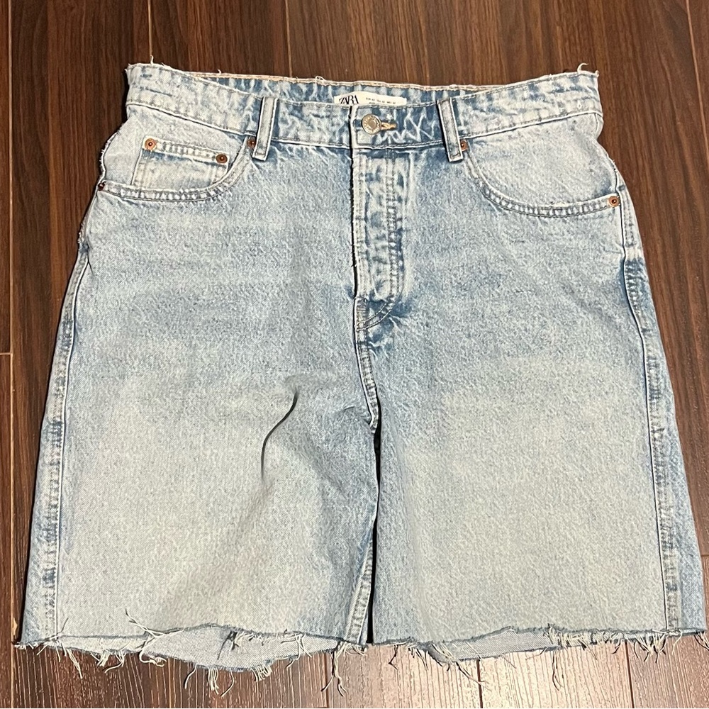 Zara Vintage Loose Jean Shorts